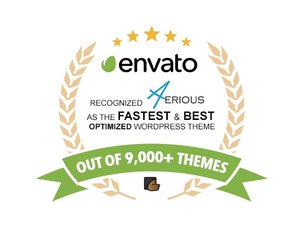 Aerious - Super Lightweight Multipurpose WordPress Theme - 1