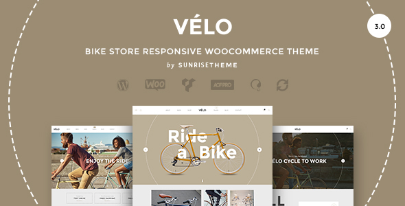 Veil bicycle shop e-commerce theme