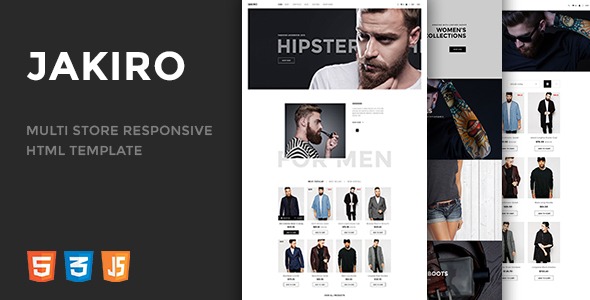 Jakiro - Multi Store Responsive HTML Template