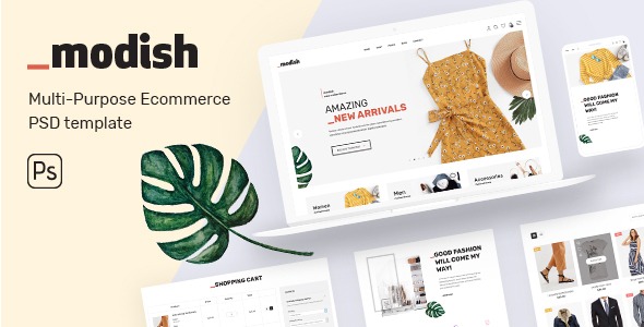 modish - Modern & Multipurpose Fashion Store PSD Template