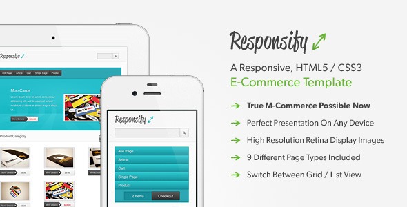 Responsify - A Responsive E-Commerce Template