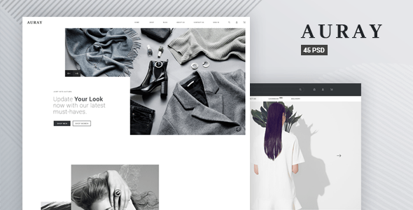 Auray - eCommerce PSD Template