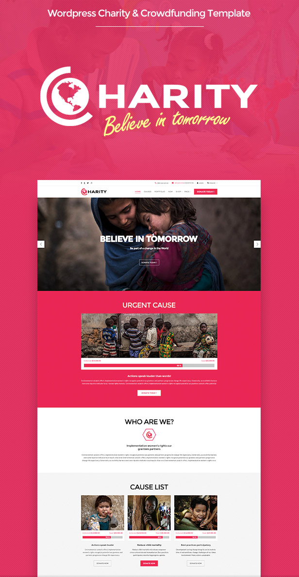 WPDance Charity HTML Template