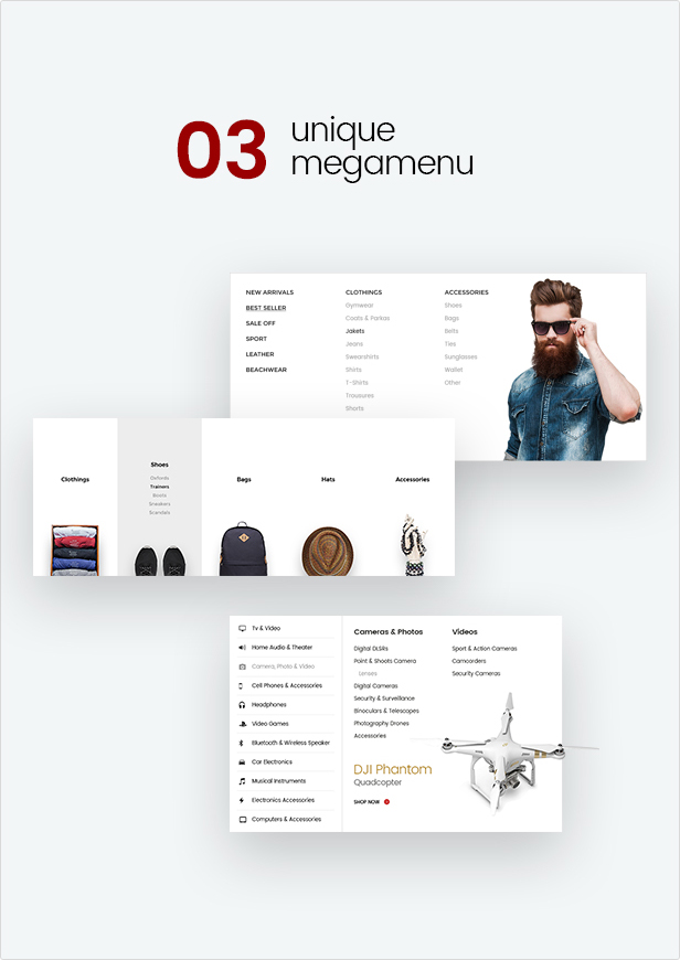 Mr. Bara |  A premium multi-ecommerce PSD template - 14