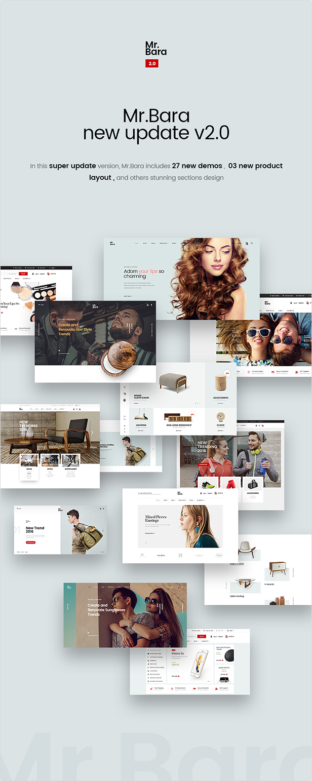 Mr. Bara |  A premium multi-ecommerce PSD template - 7