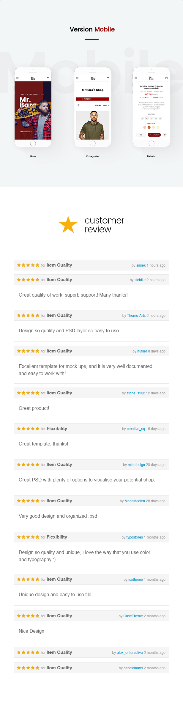 Mr. Bara |  A premium multi-ecommerce PSD template - 15