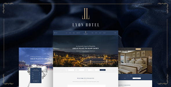 LYON - HTML5 template for booking luxury hotels