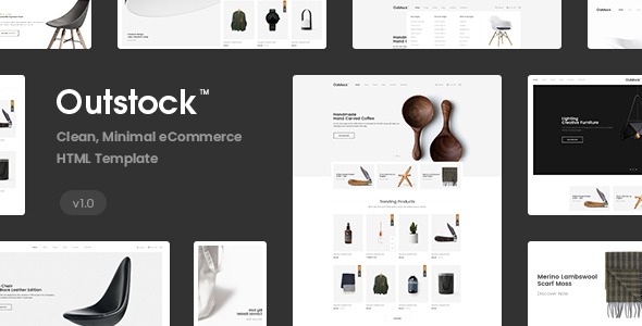 Outstock - Clean Minimal eCommerce Bootstrap Template