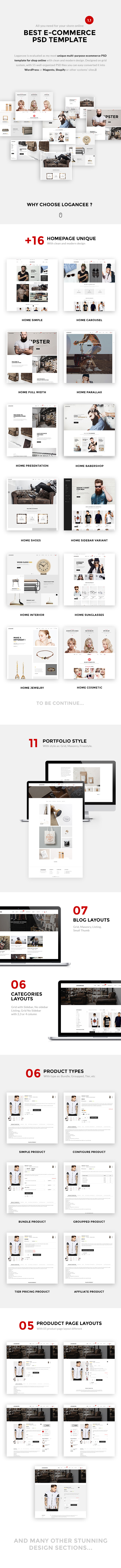 Logancee - Multipurpose eCommerce PSD Template - 5