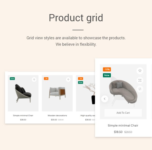 E-commerce model React
