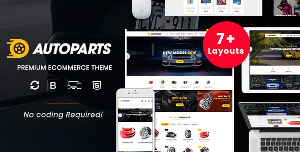 AutoParts - The Shopify theme of auto parts, tools, equipment, and accessories store with sections