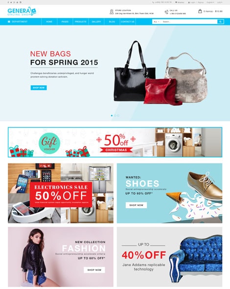 Bag Shop HTML Template