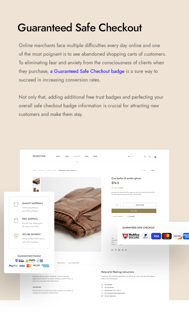 Durotan - responsive template for minimalist and modern e-commerce - 7