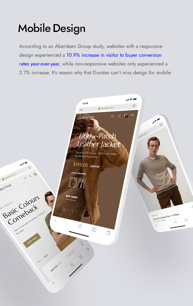 Durotan - responsive template for minimalist and modern e-commerce - 8