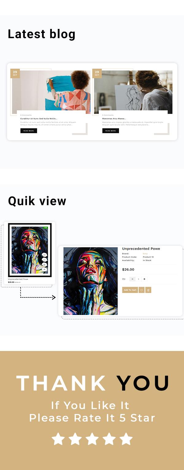 Artista - OpenCart agency of artist and painting designers - 6