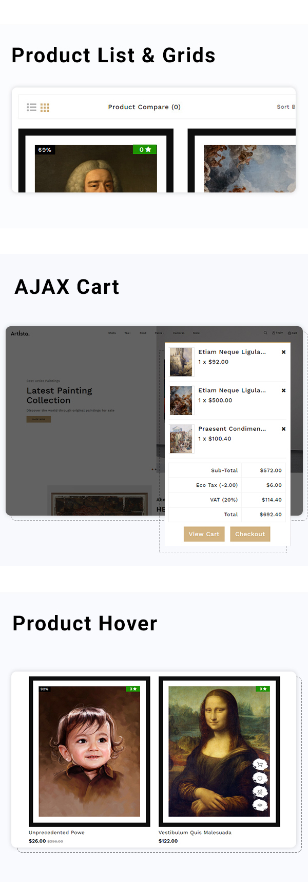 Artista - OpenCart agency of artist and painting designers - 5