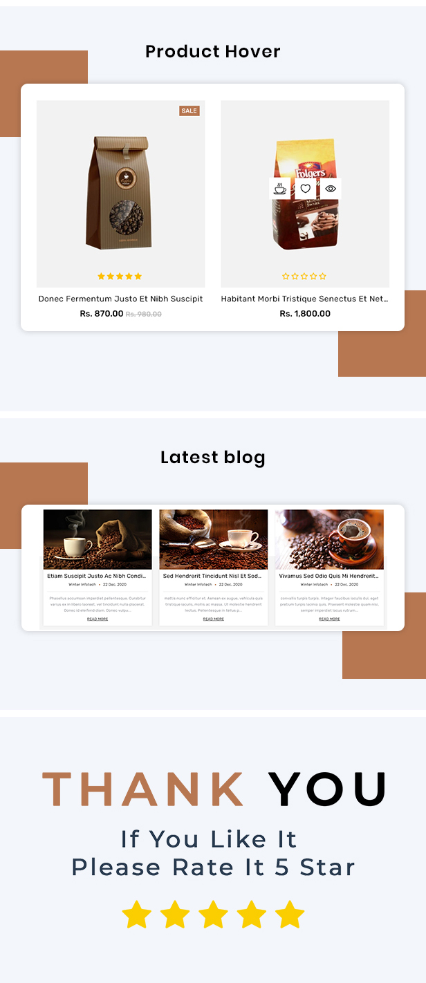 CoffeeZone Multipurpose E-Commerce Shopify Template - 5