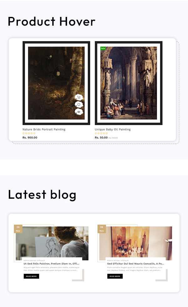 Artista - Shopify 2.0 - 6 artist and graphic design agency