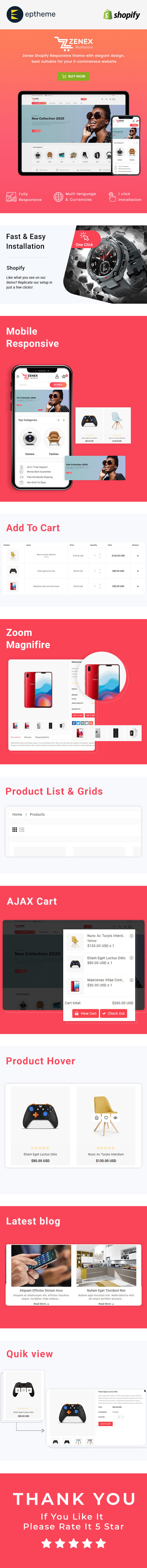 Zenex - Shopify 2.0 Multipurpose Ecommerce Template - 2