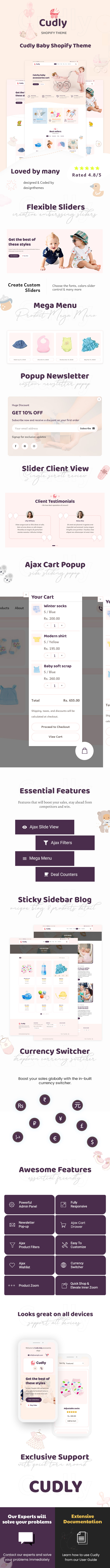 Cudly - Toys, Shopify theme for babies - 1