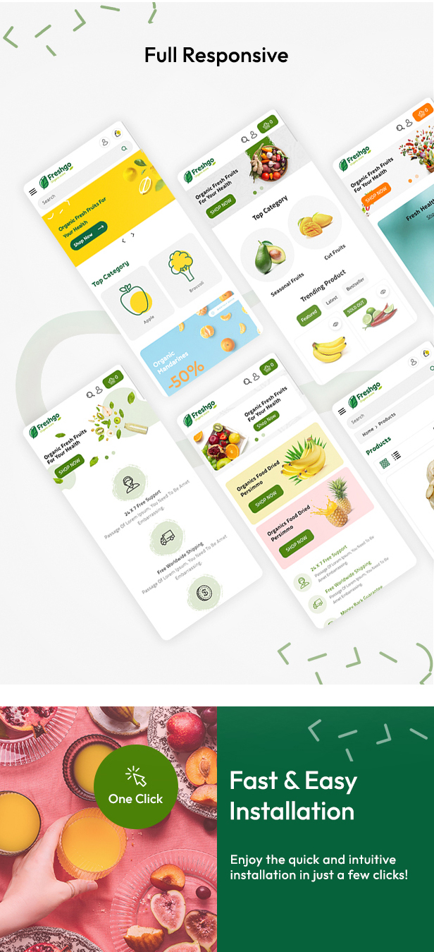 FreshGo - organic food store and Shopify supermarket - 5