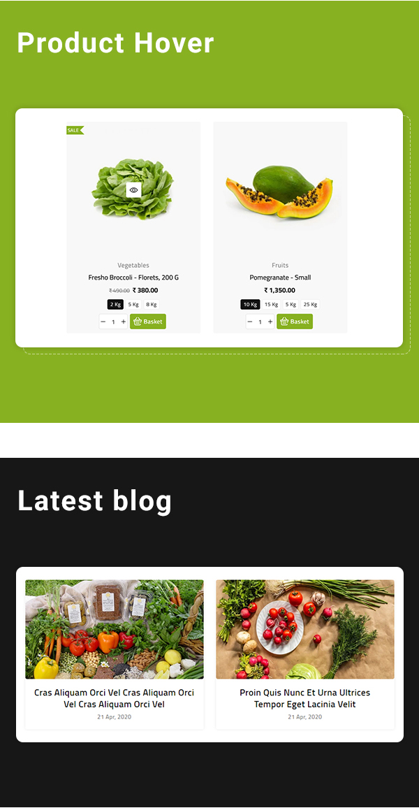 Flavoro - organic food shop Shopify - 5