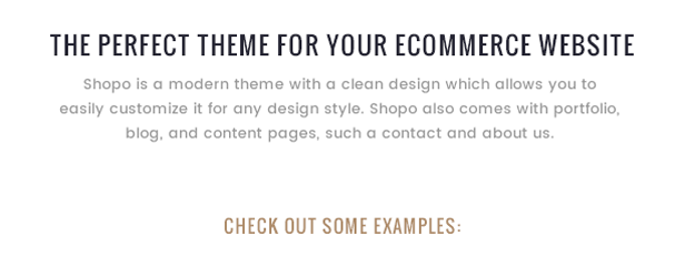 Shopo - Simple and clean responsive Shopify template
