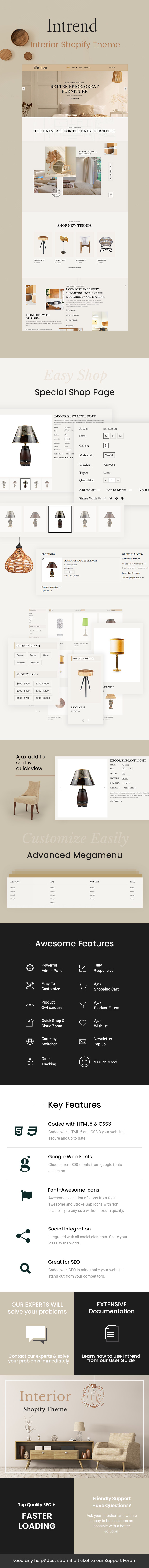 Intrend - modern furniture store Shopify theme - 1
