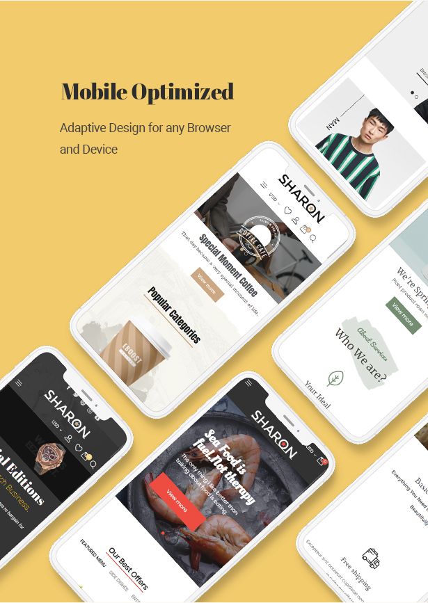 Mobile Optimized & Mobile - First design