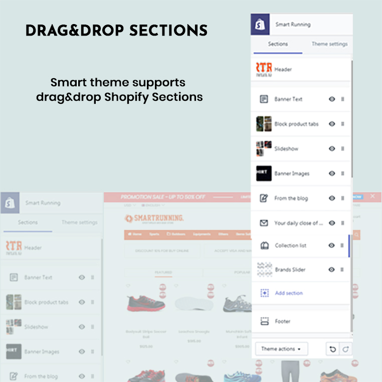 Smart - Drag and Drop Shopify Themes with 7 Unique Home Pages - Welcome