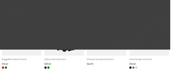 Color swatches home page