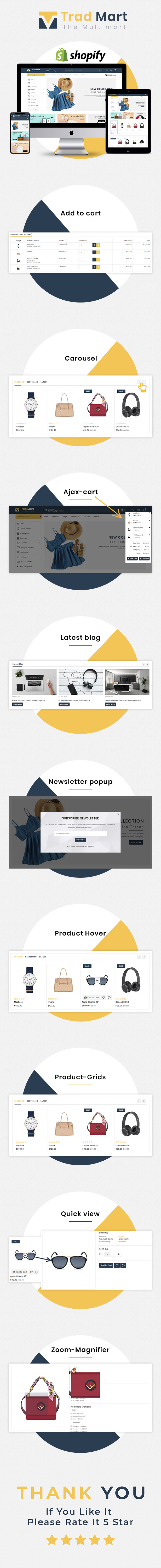 Tradmart - Multipurpose Responsive Shopify Theme - 3