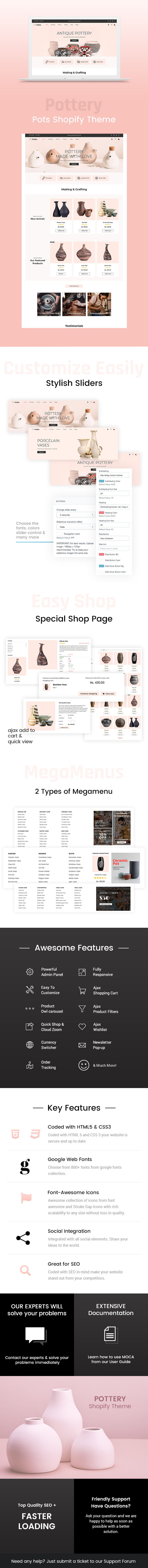 Moca - Shopify Ceramic, Handmade Artist Shop Theme - 1