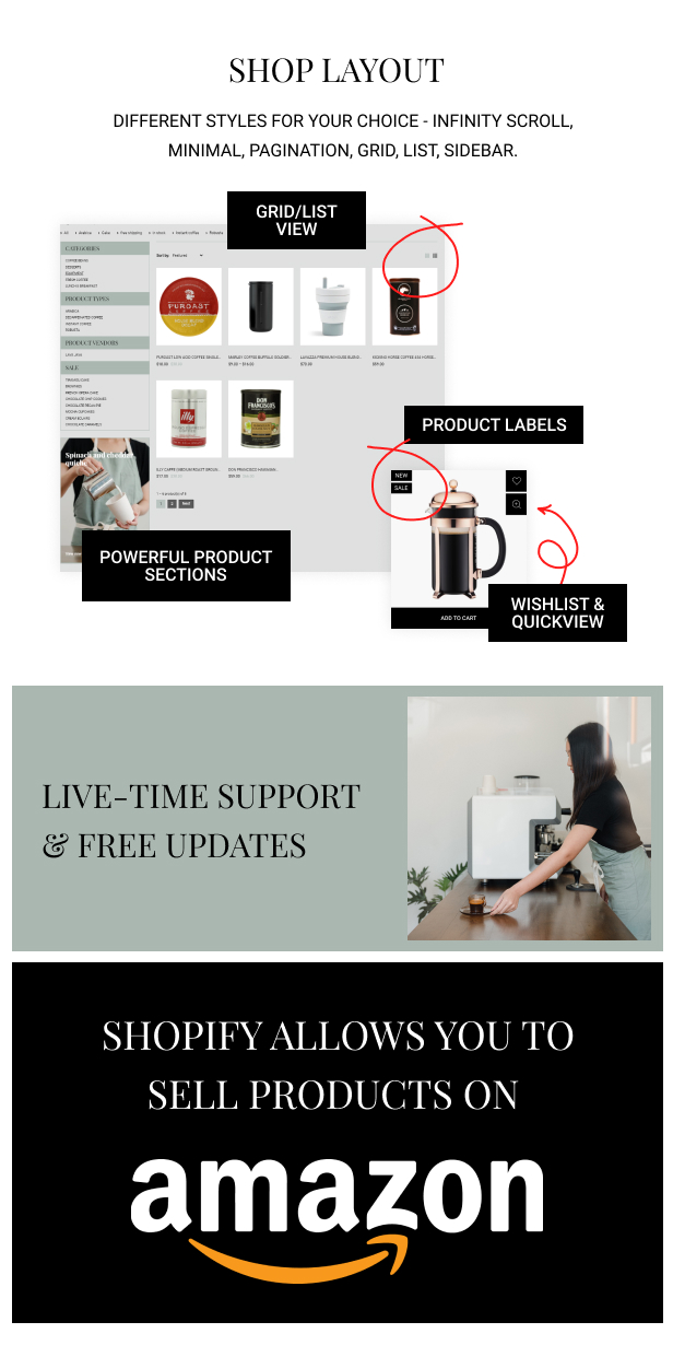 Lava Java- Shopify Coffee Shop Theme for Barista - 4
