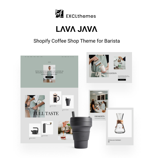 Lava Java- Shopify Coffee Shop Theme for Barista - 1