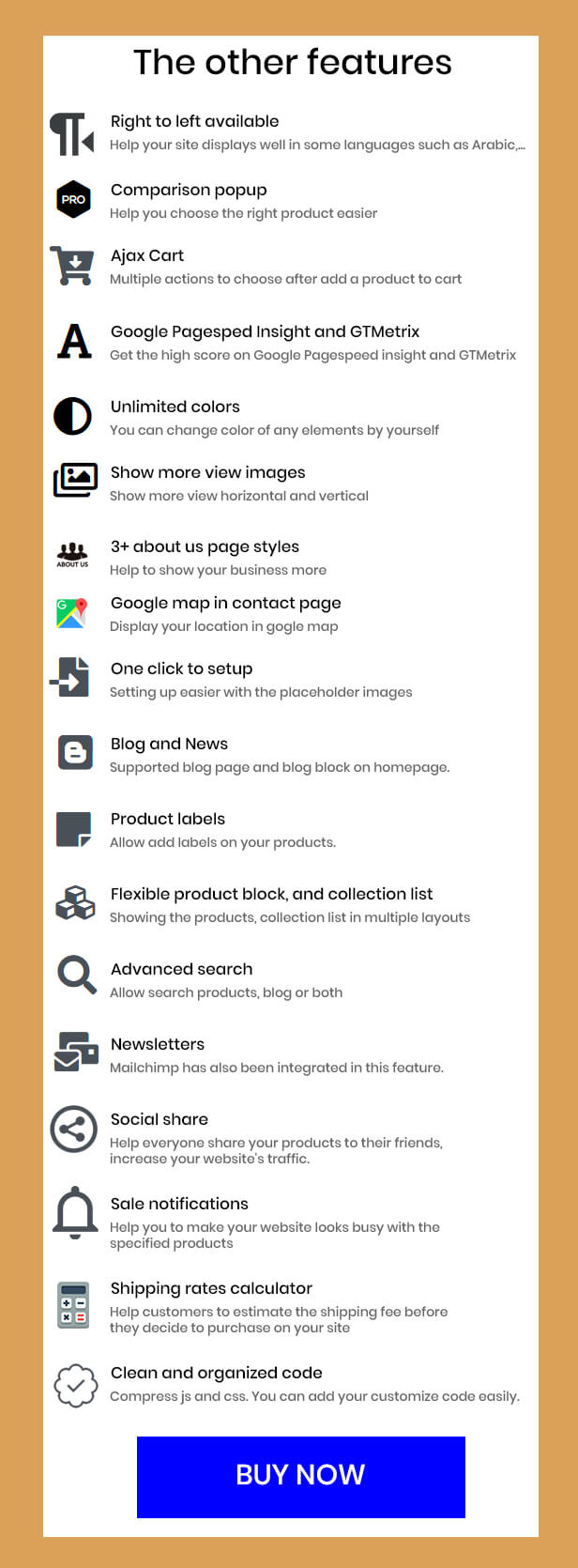 Agilis - Responsive Shopify Sections Theme - Google Pagespeed 99/100 - Cross Selling - Full SEO Support - GeoIP Currency - Increase Conversion Rates