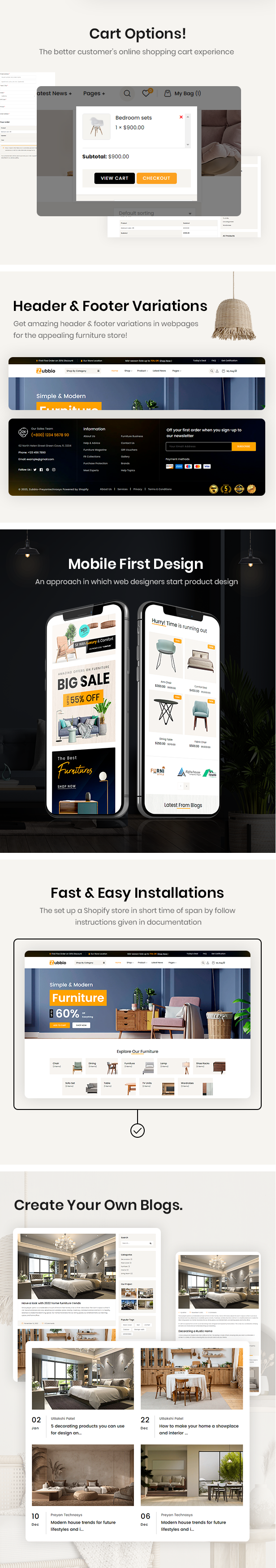 Shopify Furniture Design