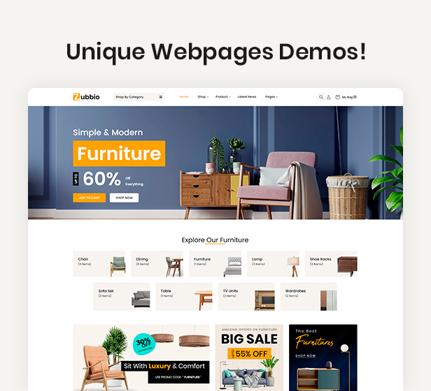 Shopify Furniture Design