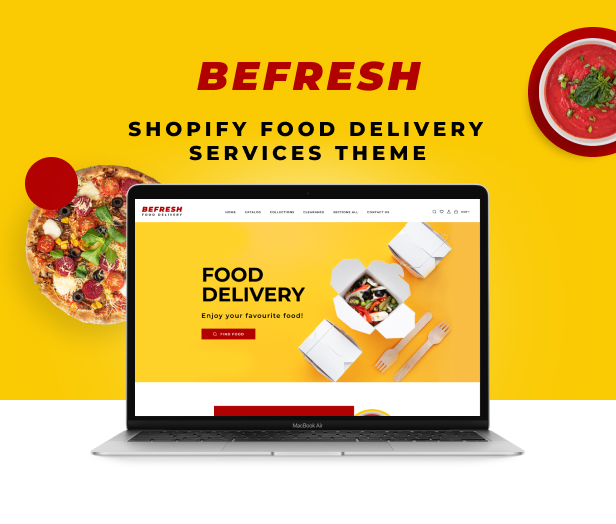 BeFresh - Shopify food delivery services theme - 2