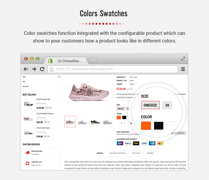 Ss ShoesMax - Minimal Shoes Sections Shopify Theme