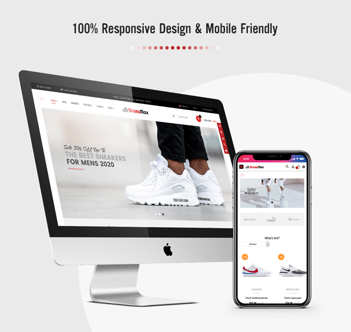 Ss ShoesMax - Minimal Shoes Sections Shopify Theme