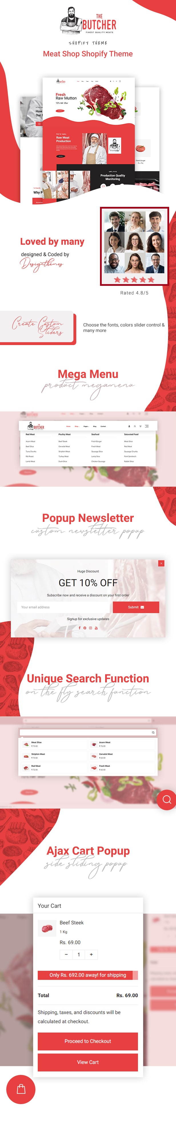 Butcher - Shopify Meat Shop Theme - 1