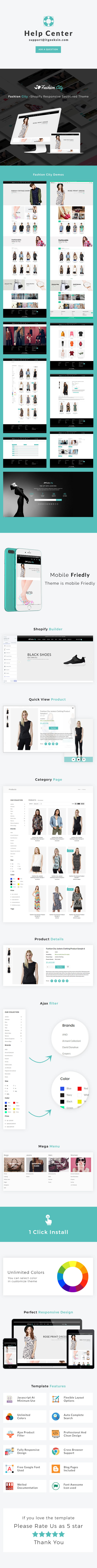 Fashion City - Shopify Responsive Sectioned Theme