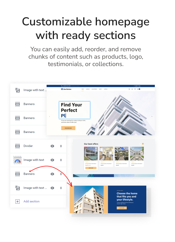 Rentoor - Shopify theme for real estate agents