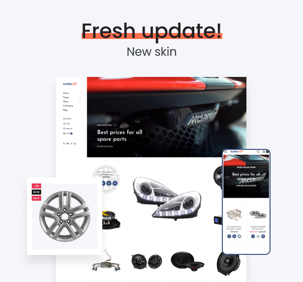 TurboJet - Auto Parts Shopify Store Theme - 1