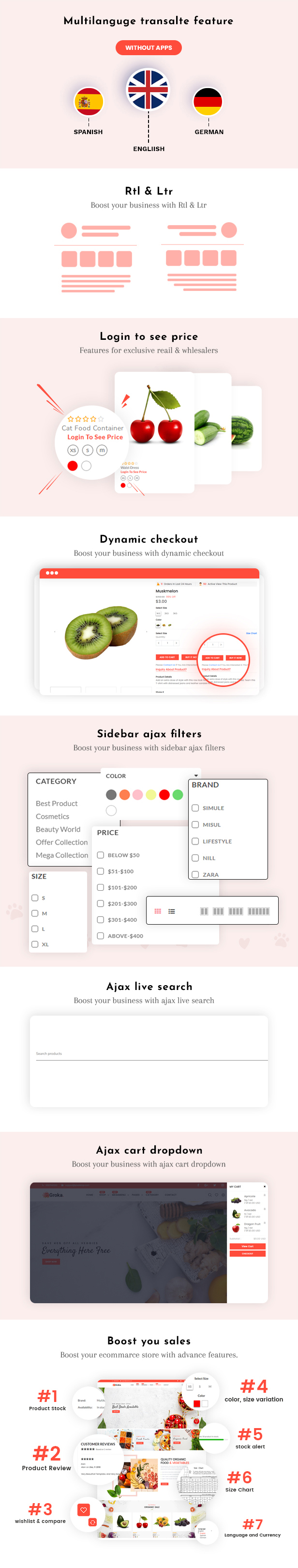 Groka - Responsive Shopify Theme Vegetable, Organic and Grocery Supermarket