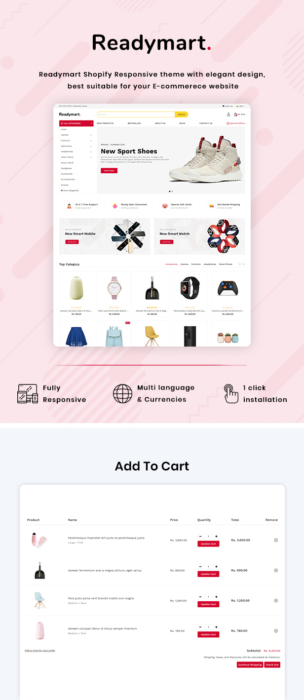 ReadyMart Multi-purpose Shopify Responsive Theme - 2