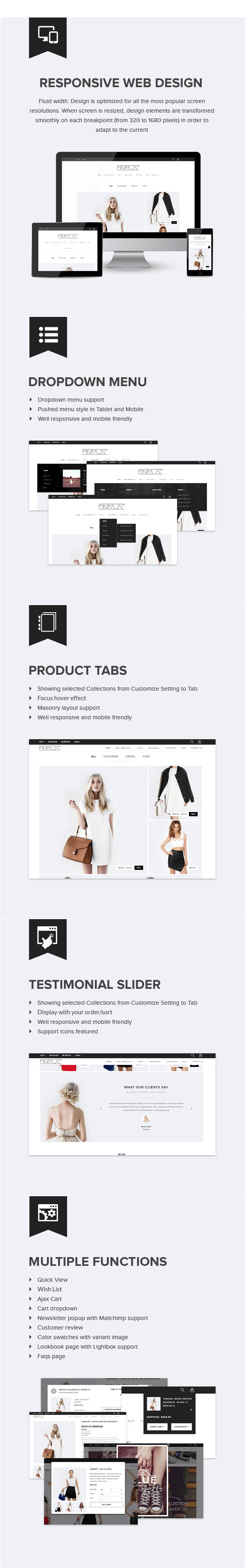 Minimal - features