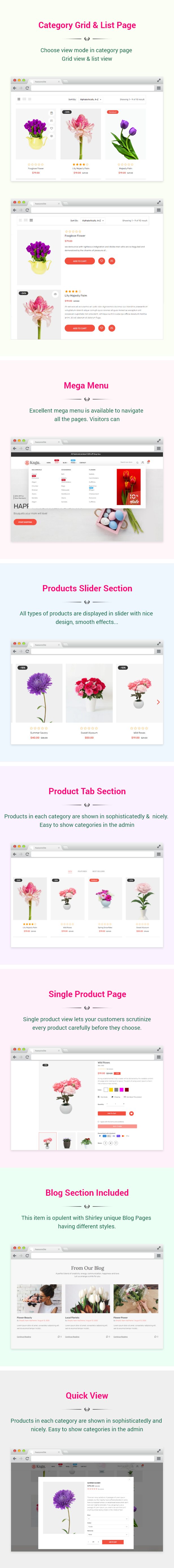 Kngu - simple and clean flower shop Shopify Theme - 3