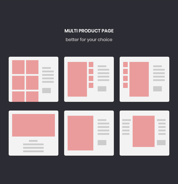 Minimalist shopify theme - products with many details